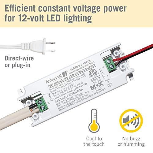 Image of Armacost Lighting 810120 12 Volt LED Power Supply, White