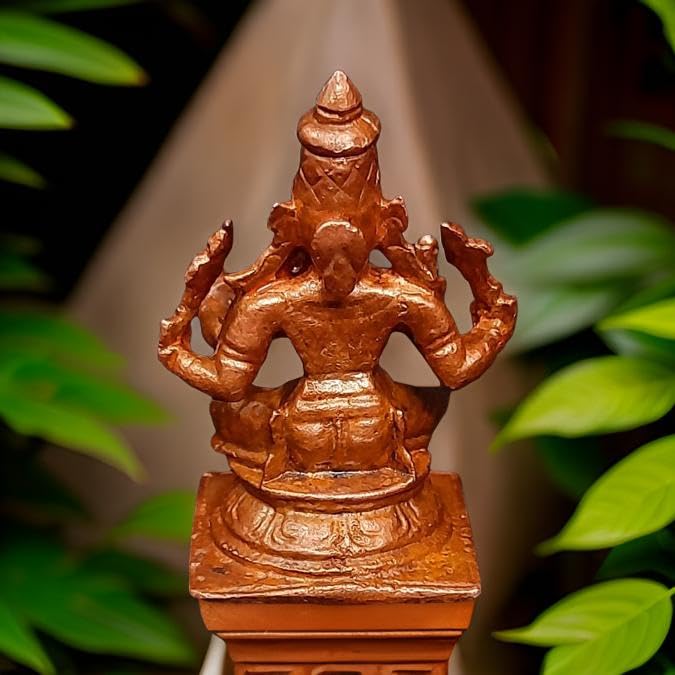 Image of Raja Rajeshwari Murti Copper Idol - 1.6 in - Pack of 1