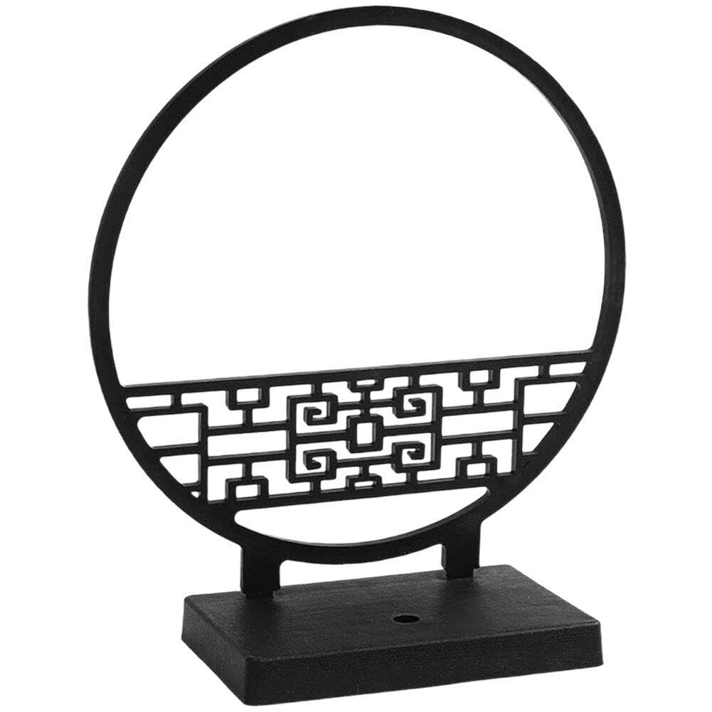Écran de nuage zen chinois en bois sculpté, objet d'art maison