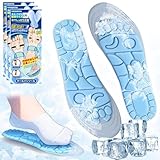 YAYAMIYA 【2025 新登場 PCM冷感インソール】冷感シート 冷却ゲルシート 夏用インソール 足用冷感マット 足用冷感ジェル 長時間 暑さ 対策 熱中症対策 氷嚢に代用 ハイキング/キャンプ/山登り/旅行/通勤 繰り返し使用可能 男女兼用 日語説明書