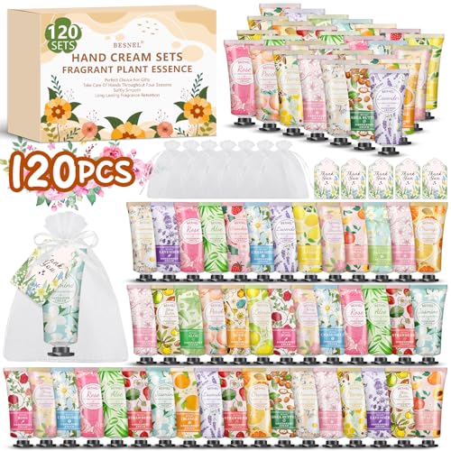 120 Pack Hand Cream Gifts Set,Stocking Stuffers for Women,Teengir...