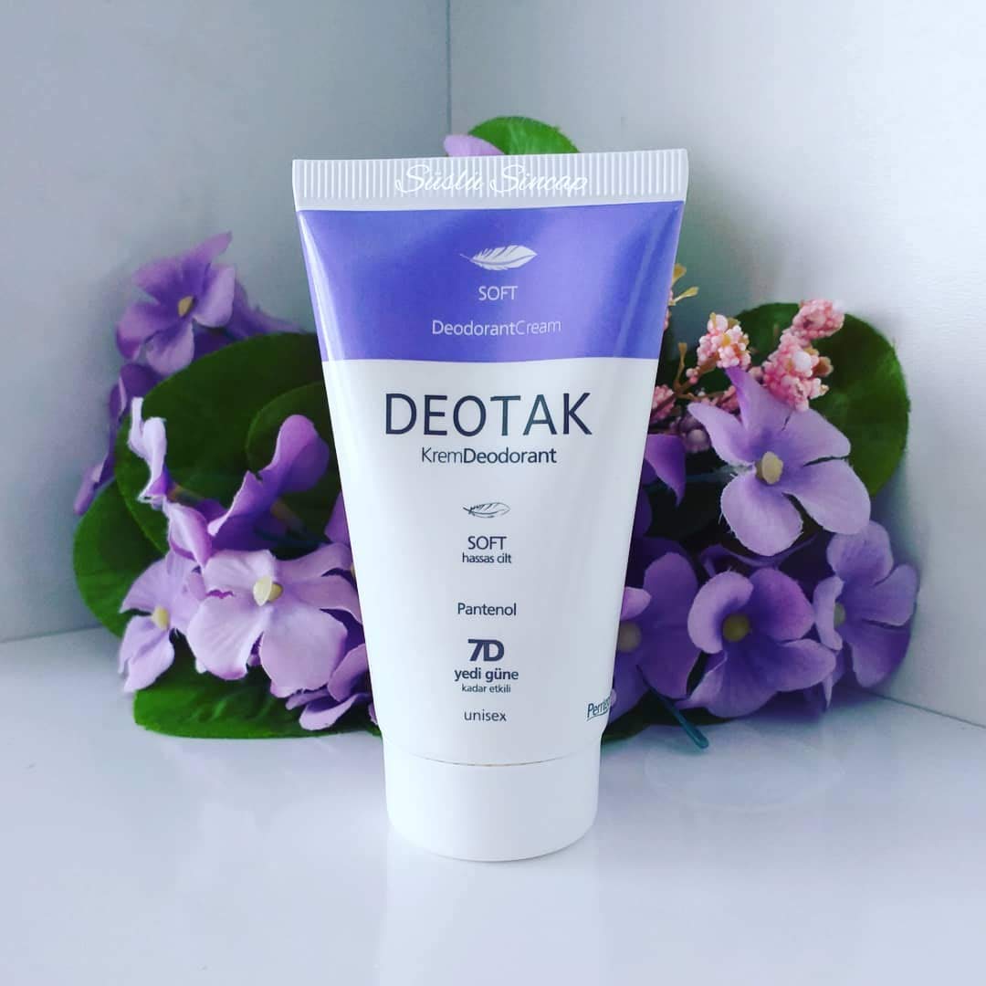 Deotak Cream Deodorant Soft, Contains 7D Panthenol 35 ml, 1.2 oz