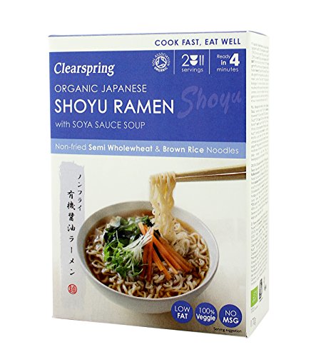 Clearspring Organic Japanese Shoyu Ramen Noodles with Soya Sauce Soup 170g - Pack of 6 image 2