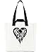 AllSaints Izzy Heart E/W Tote - Main View