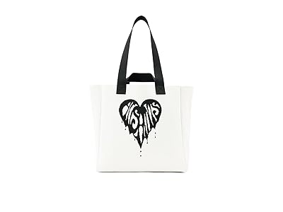 AllSaints Izzy Heart E/W Tote Tote Handbags White, Polyester