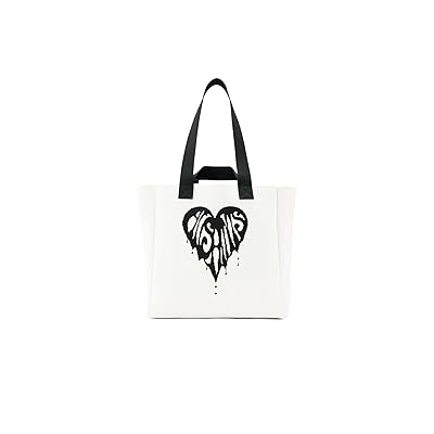 AllSaints Izzy Heart E/W Tote Tote Handbags White, Polyester