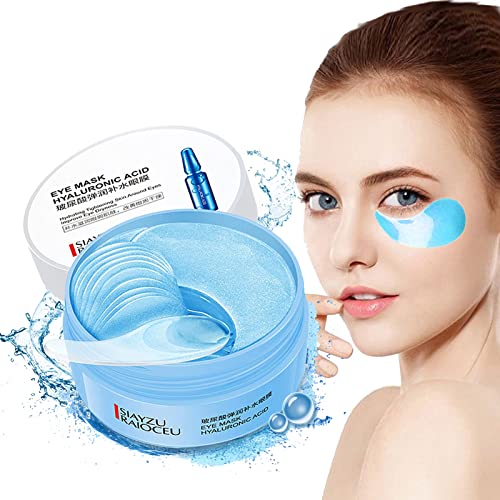 Under Eye Patches - Collagen Eye Mask Under Eye Pads - Gel Eye Mask for Puffy Eyes - Dark Circles Under Eye Treatment for Women-Sea Salt blue 30pairs12