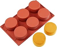 Vista 1 de Molde de silicona con forma de cilindro de 11/8/6 cavidades para hornear, postres, helados, mousse, herramientas de decoración de fondant