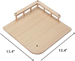 SHENGOCASE 2-Pack Pièces de rechange de tour d'arbre de chat, perchoir, marche et compléments de plate-forme pour plancher à arbre de chat de plafond, 13.4" x 13.4