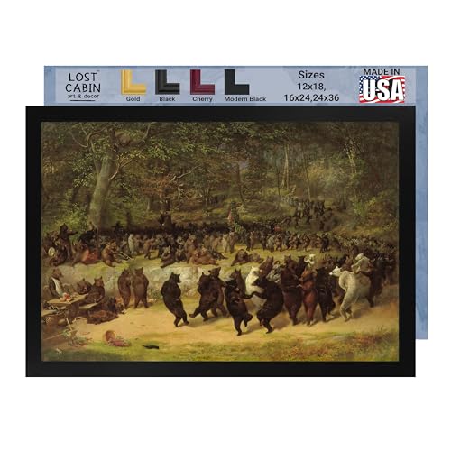 Lost Cabin Bear Dance Framed Print