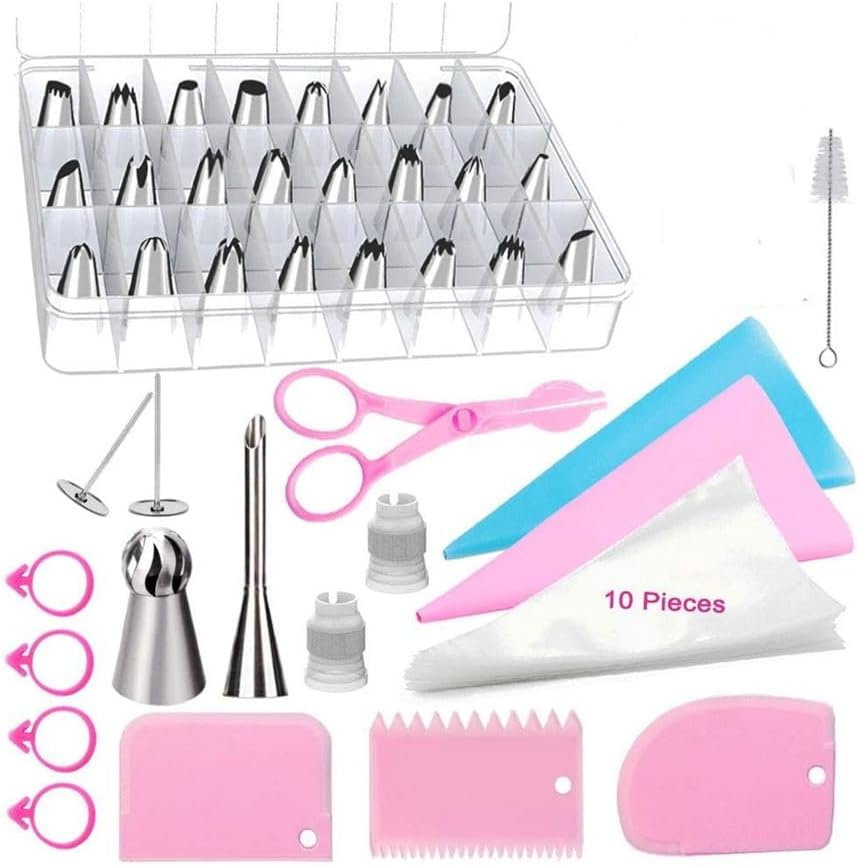 53 Piece Set Of Flower Mouth Puff Tie Baking Tool