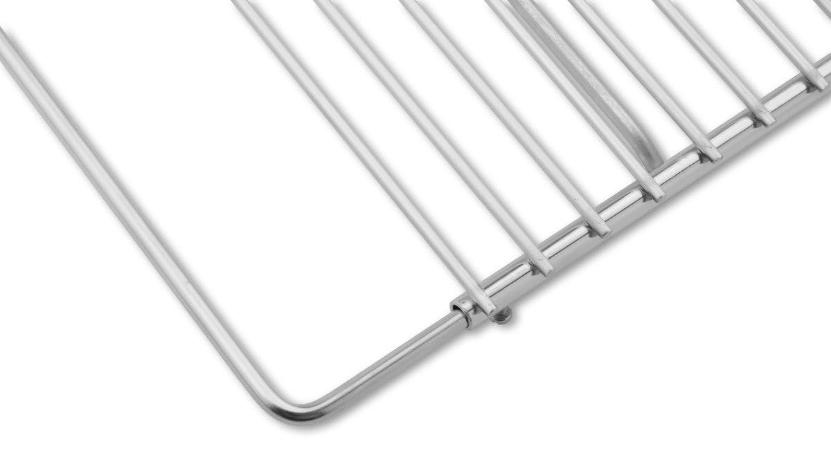 Grille Barbecue INOX réglable 50–70 × 37 cm avec poignées