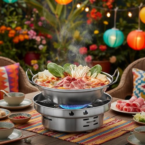 Réchaud de randonnée léger pour la pêche et repas sur le patio - 4