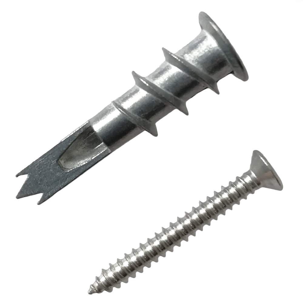 Zinc Self Drilling Drywall Anchors and Screws Kit All 50 PCS Together