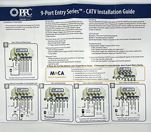 C.p. Company Ppc Evolution 9-Port Amplifier Signal Booster Cable Tv #TOP4
