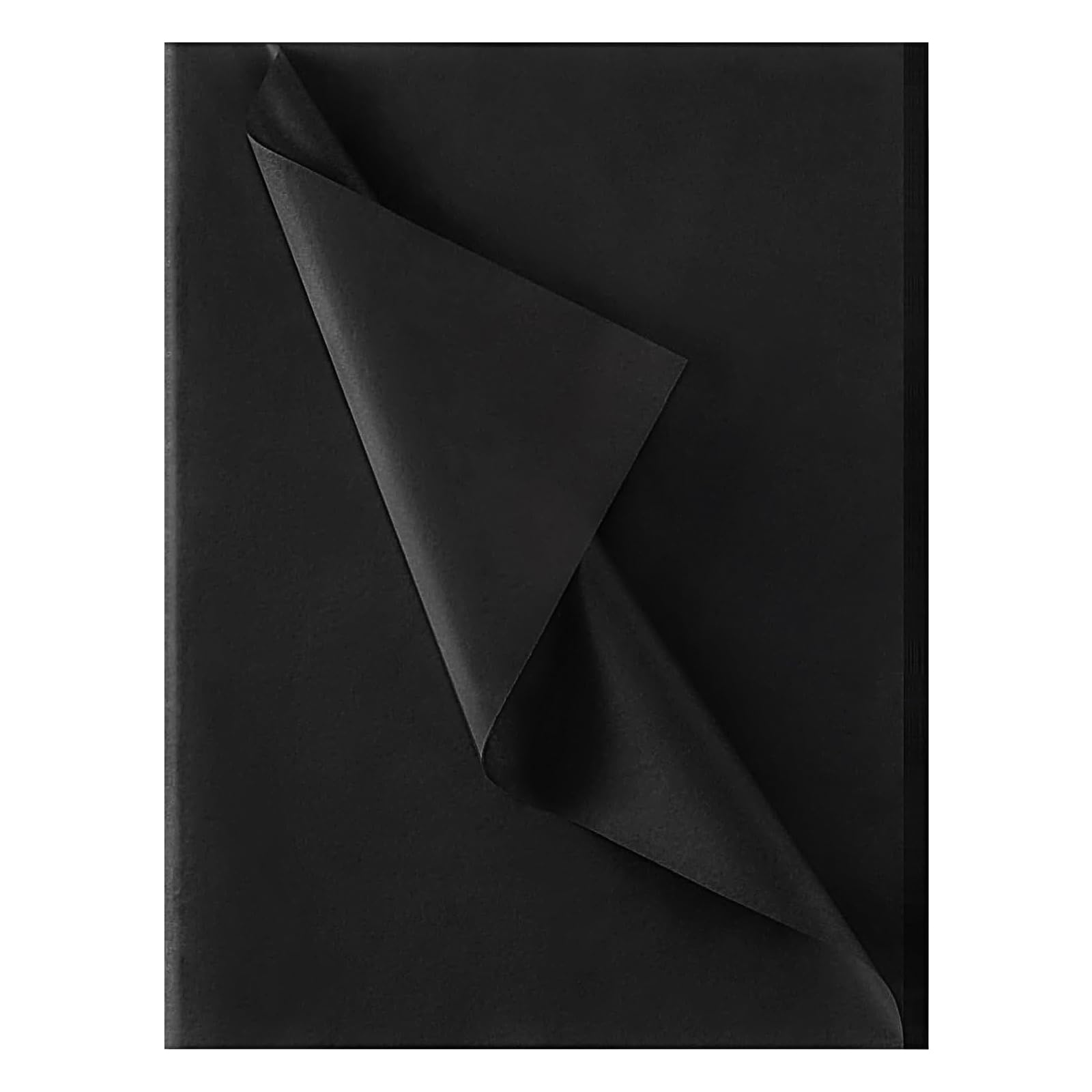 Simetufy Black Tissue Paper for Gift Bags, 115 Sheets of 14 x 20 Inches Black Wrapping Paper, Gift Wrapping Tissue Paper Bulk for Crafts, Holiday, Birthday, Christmas, Party Decor and DIY Crafts