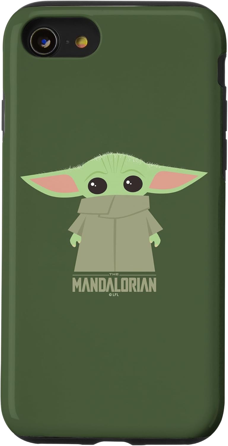 iPhone SE (2020) / 7 / 8 Star Wars: The Mandalorian The Child Hidden Face Cartoon Case