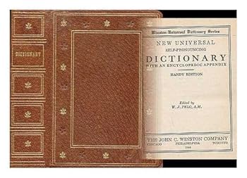 Hardcover New Universal Self - Pronouncing Dictionary Of the English Language Book