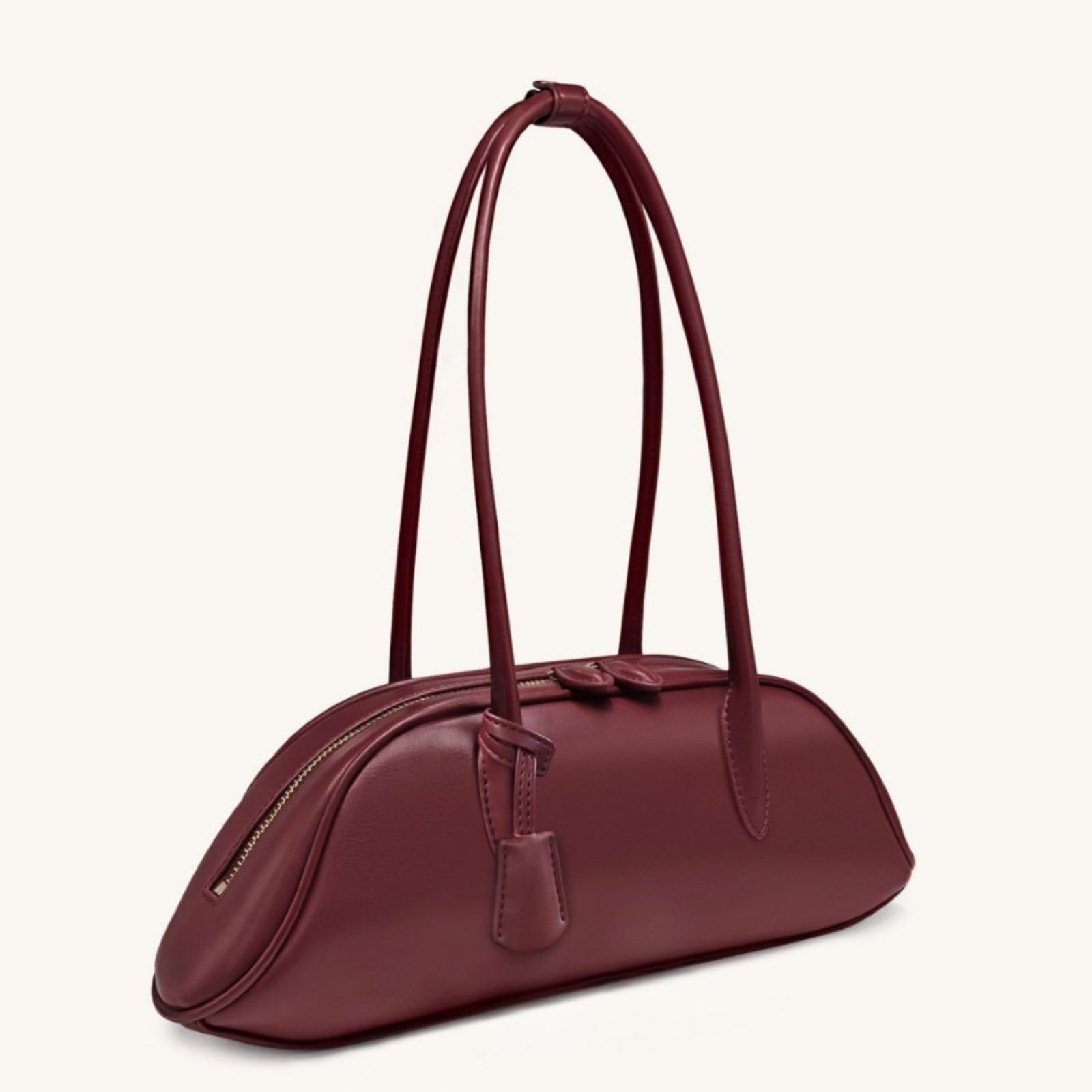 Borsa Donna A Spalla da Donna, Shell Pu con Chiusura Cerniera per Festa Matrimonio Lavoro Shopping Viaggio Occasioni Giornaliere