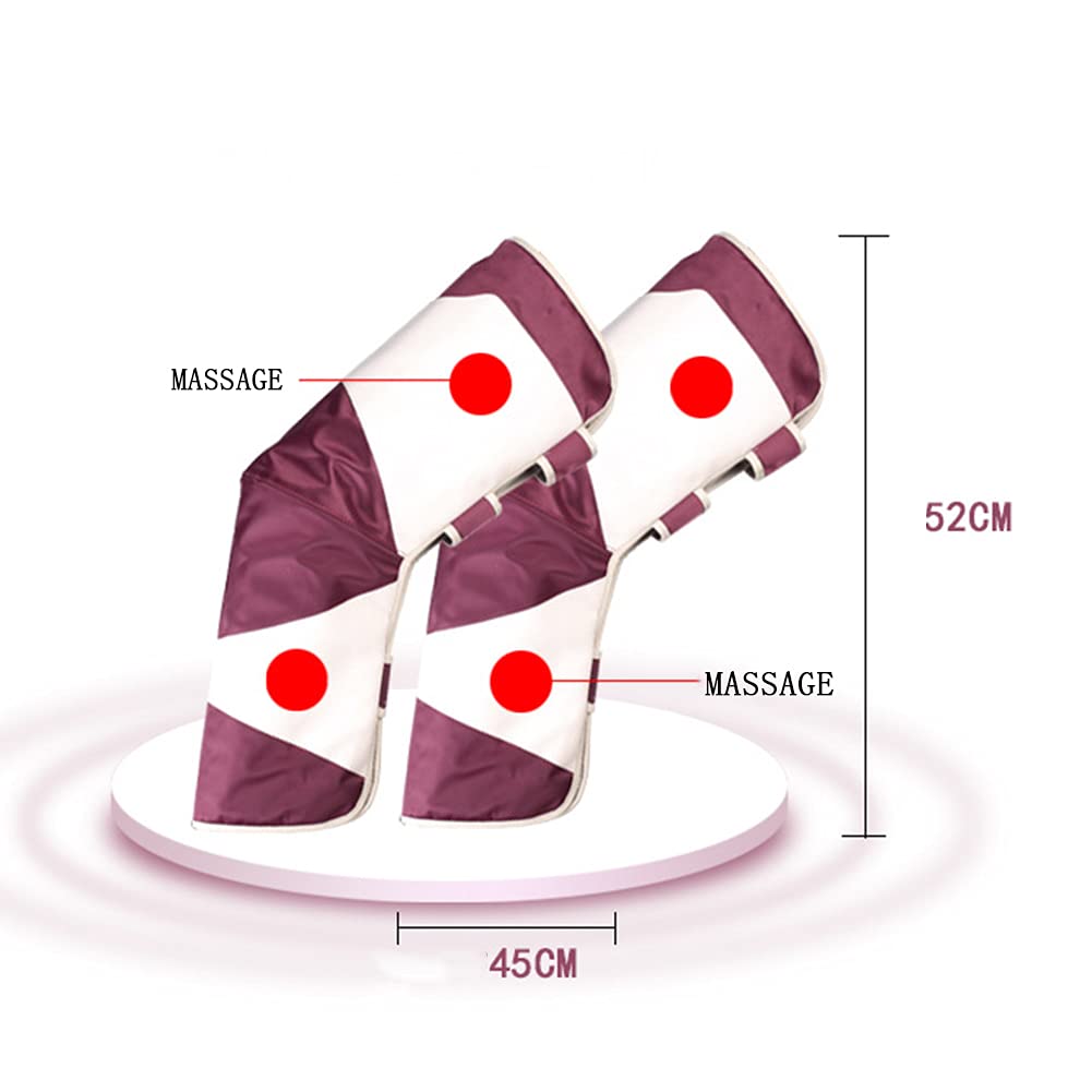 KANBUN Dispositivo per Massaggio Gambe per Gambe e Piedi, Massaggiatore per Gambe Circolazione Elettrica, Compressione dell'Aria con Controller Portatile per Massaggio e Rilassamento, Piedi