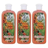 3er Pack Badusan Badezusatz Schaumbad Sanddorn 3 x 500 ml
