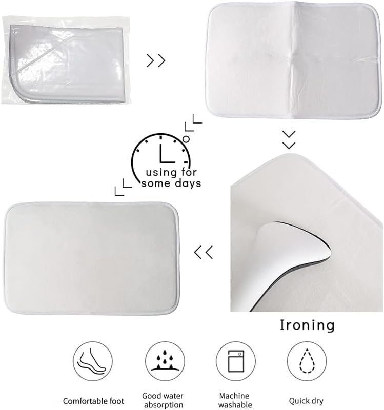 Miniatura 7 de Tapete decorativo rojo de Navidad, muñeco de nieve y árbol de Navidad, tapete de bienvenida, tapete antideslizante para interiores y exteriores, 30