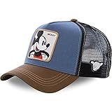 YWOTF Cartoon Baseball Cap Men Women Hip Hop Dad Mesh Baseball Hat Trucker Cap for Outdoor Sports Hat Black (Blue)