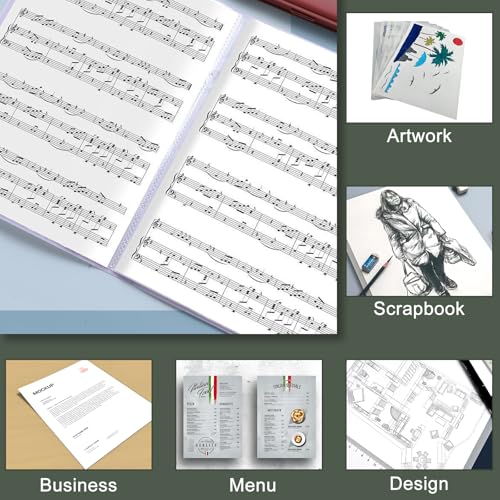 Classeur 60 pochettes et 120 pages pour documents et œuvres d'art - 7