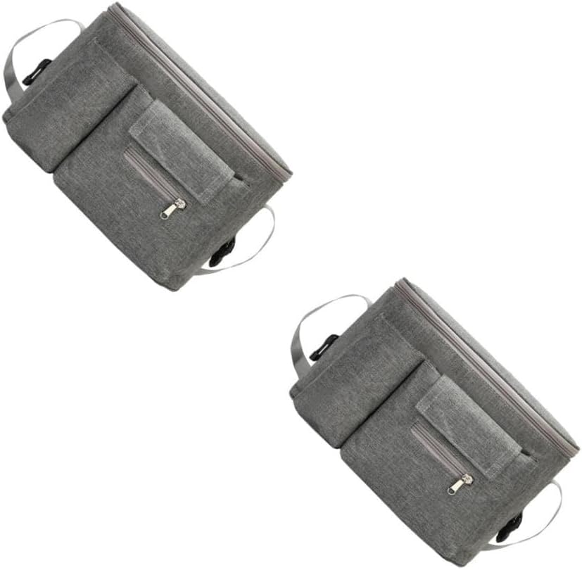 YARNOW Hanging Bottle Bag Multi Functional Diaper Pouch Organizer for Strollers Easy Access Storage for Diapers Wipes and Essentials for Go Parents