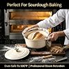 QuliMetal Enameled Cast Iron Cookware Set, 4-Piece Pots and Pans Set with Lids, 10.25" Skillet, 2QT Saucepan, 2.8QT & 4.8QT Dutch Ovens, Oven Safe to 500°F, All Stovetops Compatible - Cream White #3