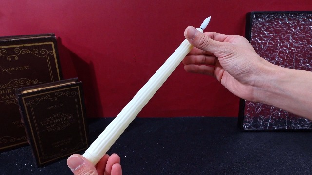 Image of Retisee 100 Pcs 11 Inch Flameless Taper Candles LED Candles Bulk Battery Operated Taper Candle Flickering LED Candlesticks for Valentines Birthday Wedding Party Decor (Roman Style,Ivory)