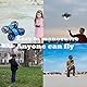 XUBX Kinder Mini-Drohne (für Anfänger und Erwachsene), Indoor Outdoor RC Spielzeug Quadcopter (für Jungen und Mädchen) Schwerkraftsteuerung, Ein-Knopf-Start, Bestes Geschenk für Kleinkinder,（Blau）