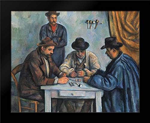 The Card Players Framed Art Print by Cezanne, Paul