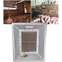 Jeanoko 1PCS Chick Heating Plate, Brooder Heat Plate, Manual Infrared Ceramics Catalytic Heating Incubation Equipment for Chicken Coops Poultry Heating