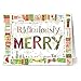 Note Card Cafe Christmas Card Assortment with Green Envelopes | 72 Pack | Quirky Holiday Wishes | Blank Inside, Glossy Finish | Set for Holidays, Winter, Gifts, Presents, Secret Santa, Work Parties