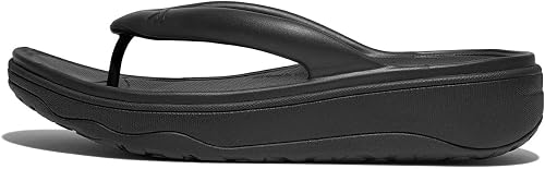 FitFlop Women's Relieff Recovery Slides, Size 3 UK, Black Pewter