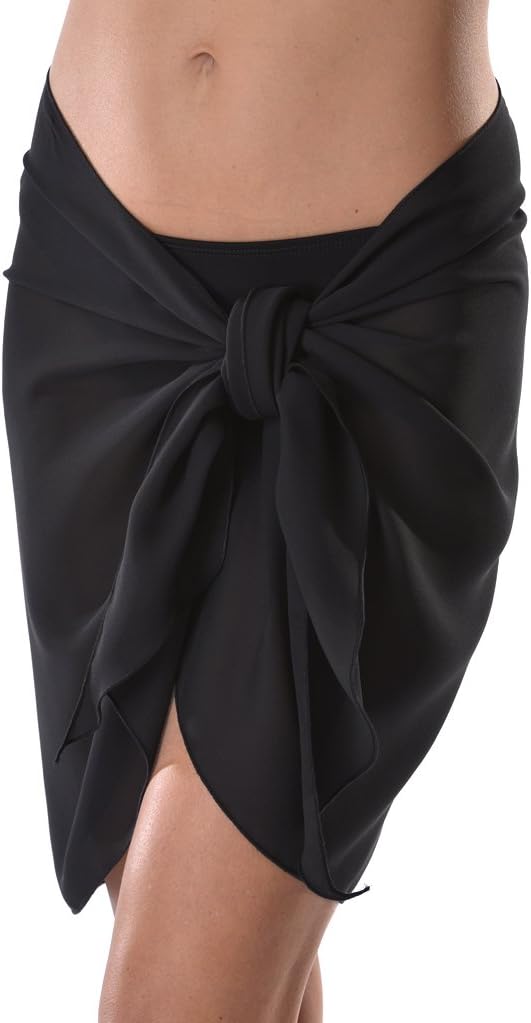 La PalapaShort Solid Sarong Pareo Swimwear Beach Cover Up Size