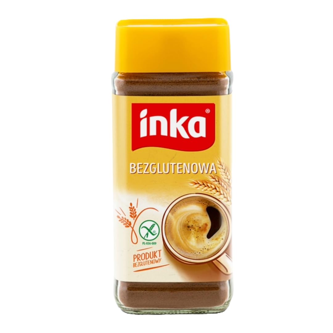 INKA Bebida sin gluten de centeno, cebada, achicoria y remolacha azucarera, 100 g sin cafeína