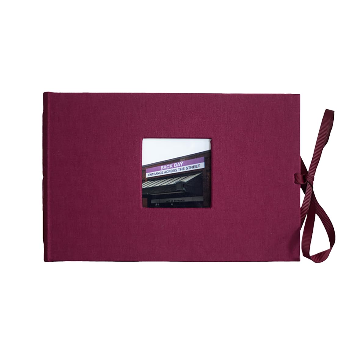 Photo 1 of Kolo Noci Small 4x6 Photo Album, Holds 24 Photos, Ideal for Weddings and Baby Books, Bordeaux