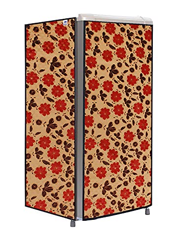 NITASHANitasha Waterproof and dustproof Fridge Cover 195 litres 4 Star Direct Cool Single Door Refrigerator,Spiral Glass HRD-1954PSG-E (Design NO:- NIT18)