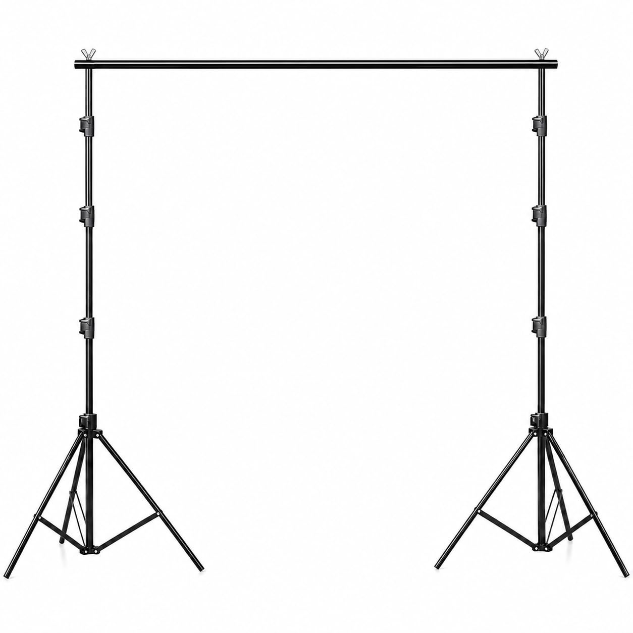 Background Support Kit (9ft x 9ft) for Photography & Videography | Heavy-Duty Adjustable Backdrop Stand | Portable & Foldable (Background Stand Without Bag)-image-21