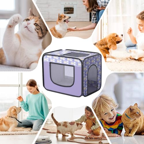 Caja de secado para mascotas portátil y cabina para perro drying kennel 5