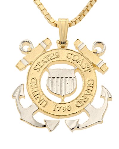 U. S. Coast Guard Pendant, Coast Guard Jewelry, 1 1/8