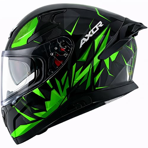 Image of Axor Apex Hunter D /V Black Neon Green Helmet-M