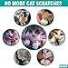MiiOUU 10x Colors / 100 pcs Cat Nail Caps | Cat Claw Covers with Adhesives and Applicators | Beta (XS)