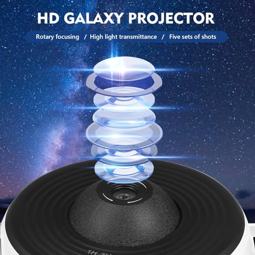 Proyector de nebulosa giratorio para transformar tu dormitorio en un cielo estrellado 6