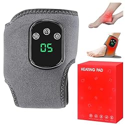 【5-Precision Heat And 3 Vibration Modes】Foot massager has an intuitive LCD display to offer 5 adjustable temperature settings (40°C-60°C), enabling personalized thermal comfort for diverse activities and preferences. Three intensity modes deliver ver...
