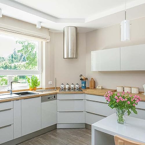 Veelike White Contact Paper For Cabinets White Wallpaper Peel And Stick Countertops 15.7"X118" Self Adhesive Removable Waterproof Glossy Glitter Vinyl Wall Paper For Kitchen Bedroom Bathroom Walls #TOP1