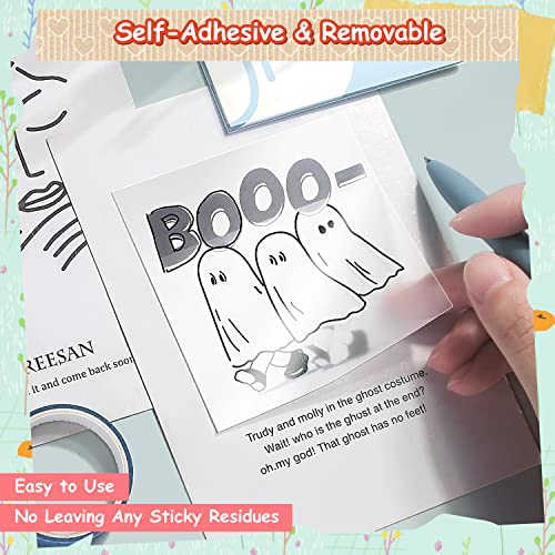 200 Blätter Transparente Haftnotizen, Transparent Sticky Notes Selbstklebende Haftnotizzettel, Haftmarker Transparent Haftnotizen Set Wasserdicht Notizblöcke Memo Pads Für Schule & Studenten(75x75 mm)