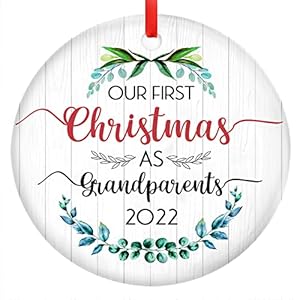 Christmas Tree Decorations Ornaments, Grandma, Nana Gifts for New Grandma, Gifts for First Time Grandma, Grandparent…